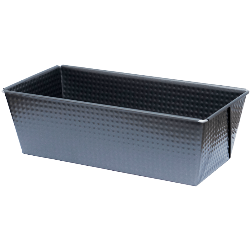 Tava copt dreptunghiulara 30x14 cm neagra texturata, Adison